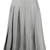 Thom Browne tonal 4-Bar pleated skirt