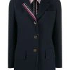 Thom Browne single-breasted blazer with stripe lapel detail