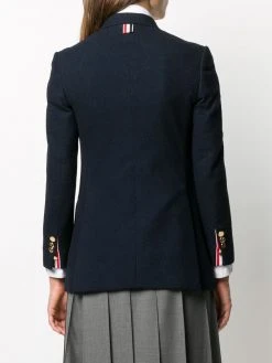 Thom Browne single-breasted blazer with stripe lapel detail