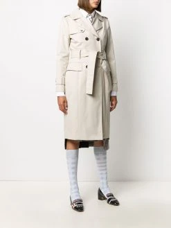 Thom Browne unconstructed belted trench coat