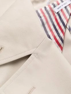 Thom Browne unconstructed belted trench coat