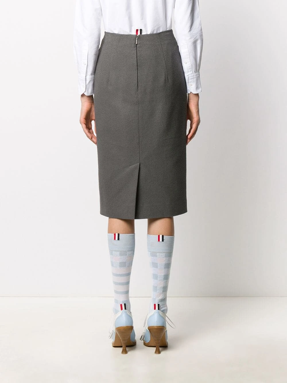Best Pirce β Thom Browne Side stripe sheath pencil skirt pencil skirts of women π 4 Thom Browne side stripe sheath pencil skirt