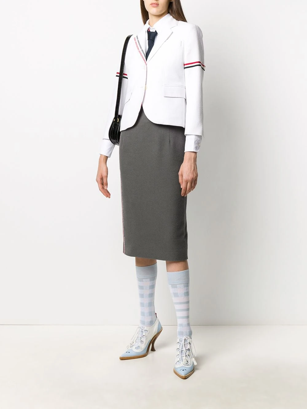 Best Pirce β Thom Browne Side stripe sheath pencil skirt pencil skirts of women π 2 Thom Browne side stripe sheath pencil skirt