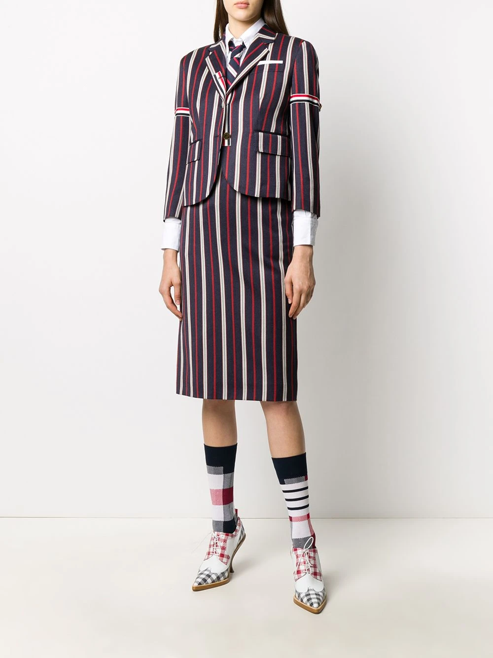 Brand new β€οΈ Thom Browne Striped sheath pencil skirt pencil skirts of women π₯ 2 Thom Browne striped sheath pencil skirt