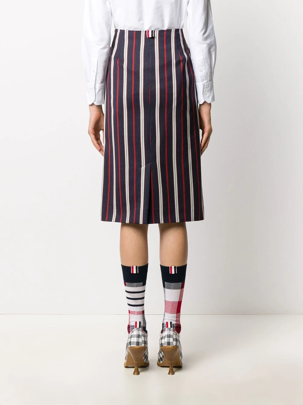 Brand new β€οΈ Thom Browne Striped sheath pencil skirt pencil skirts of women π₯ 4 Thom Browne striped sheath pencil skirt