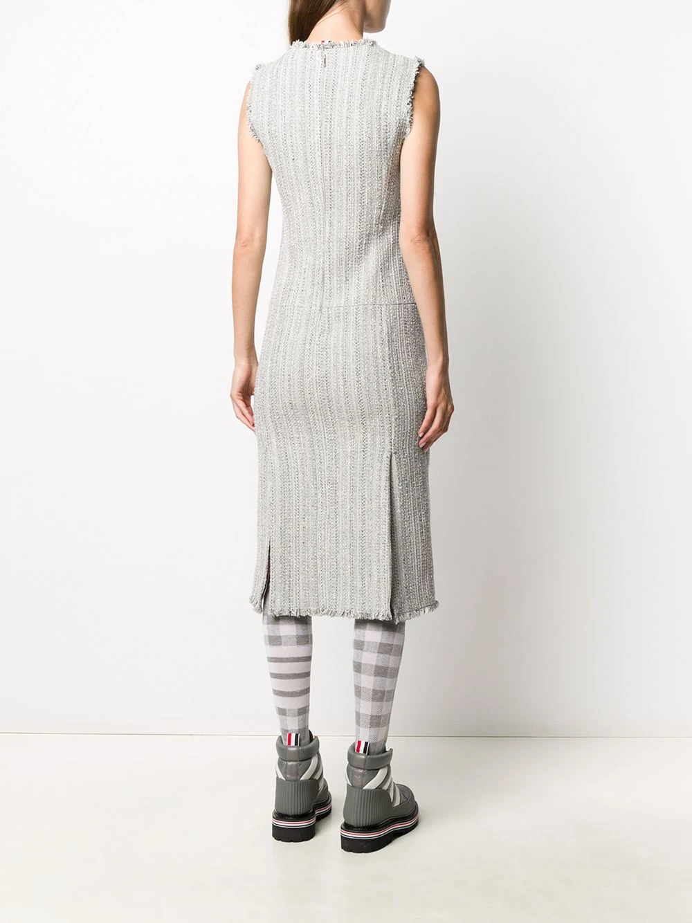 Brand new โจ Thom Browne Sleeveless tweed๐ dress day dresses of women ๐ 4 Thom Browne sleeveless tweed dress