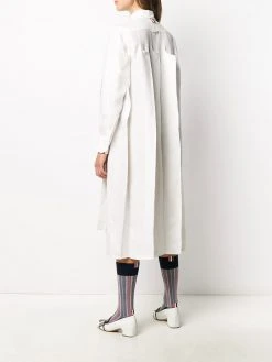 Best reviews of β Thom Browne Tonal 4 Bar inverted pleat dress day dresses of women π 10 Thom Browne tonal 4-Bar inverted pleat dress