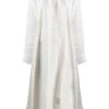 Thom Browne tonal 4-Bar inverted pleat dress