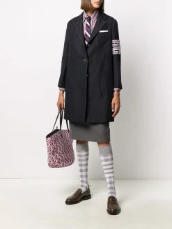 Thom Browne 4-bar unconstructed coat