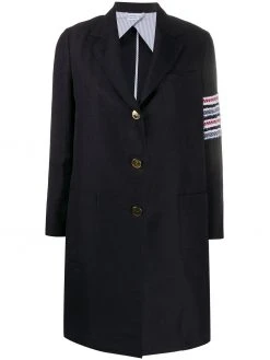 Thom Browne 4-bar unconstructed coat