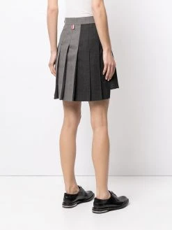 Thom Browne dropped back pleated mini skirt