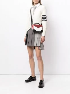 Thom Browne dropped back pleated mini skirt