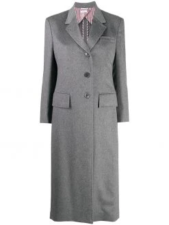 Thom Browne wide lapel cashmere overcoat