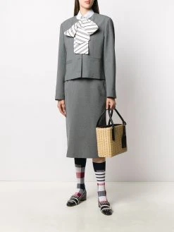Thom Browne high-waisted wool skirt