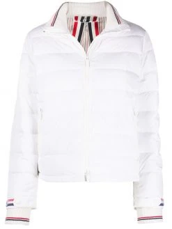 Thom Browne roll out hood funnel neck jacket