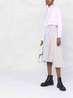 Top 10 𧨠Thom Browne Funmix seersucker pleated skirt pleated skirts of women ⨠11 Thom Browne Funmix seersucker pleated skirt