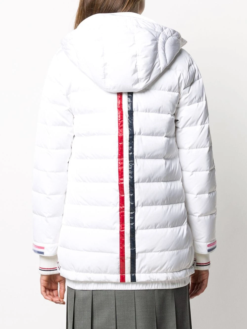 Buy β Thom Browne Zip up hooded overcoat trench coats & raincoats of women π― 4 Thom Browne zip-up hooded overcoat
