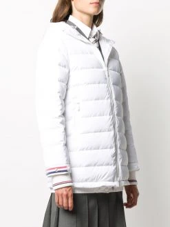 Buy β Thom Browne Zip up hooded overcoat trench coats & raincoats of women π― 10 Thom Browne zip-up hooded overcoat