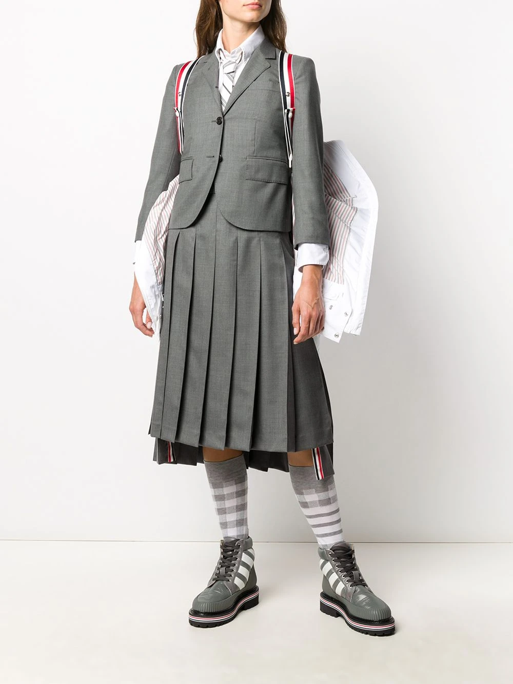 Buy β Thom Browne Zip up hooded overcoat trench coats & raincoats of women π― 8 Thom Browne zip-up hooded overcoat