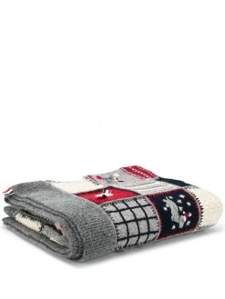 Thom Browne Holiday patchwork blanket