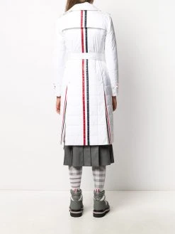 Discount π Thom Browne RWB stripe trench coat trench coats & raincoats of women π 11 Thom Browne RWB stripe trench coat