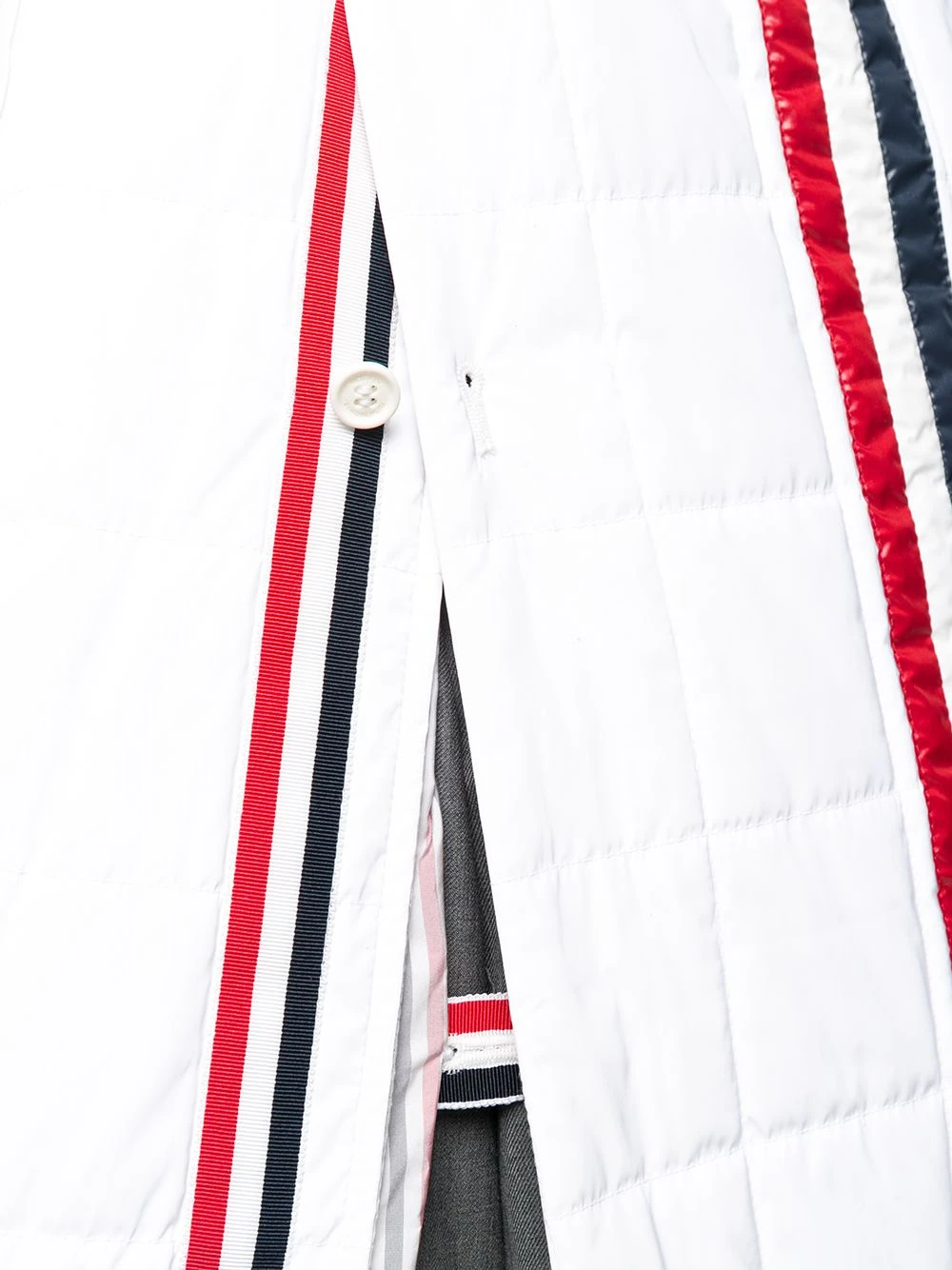 Discount π Thom Browne RWB stripe trench coat trench coats & raincoats of women π 5 Thom Browne RWB stripe trench coat