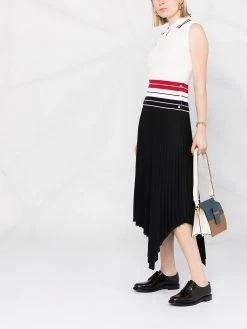 Hot Sale β Thom Browne RWB fine knit polo shirt knits of women π 9 Thom Browne RWB fine-knit polo shirt