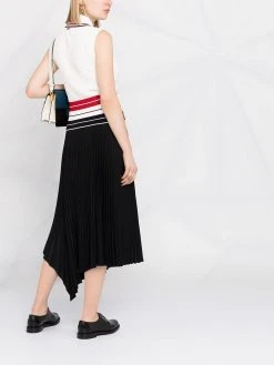 Hot Sale β Thom Browne RWB fine knit polo shirt knits of women π 11 Thom Browne RWB fine-knit polo shirt