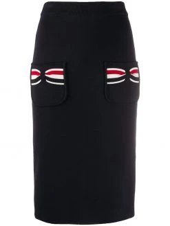 Thom Browne bow pocket pencil skirt