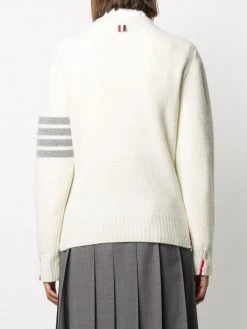 Thom Browne 4-Bar crew neck jumper