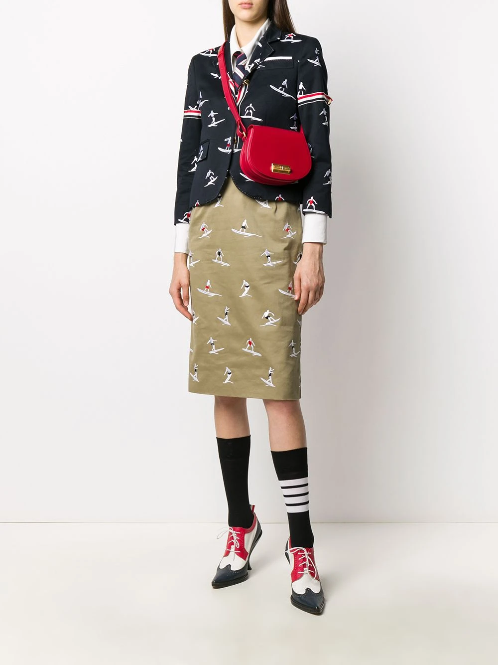 Best Sale π₯ Thom Browne Small enamel lock shoulder bag shoulder bags of women π 2 Thom Browne small enamel lock shoulder bag