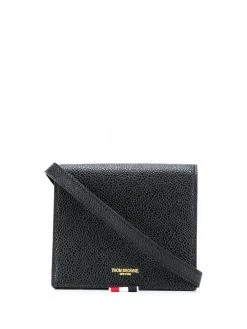 Thom Browne pebbled crossbody cardholder