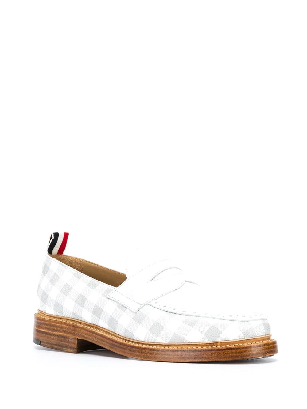Deals ✔️ Thom Browne Gingham print loafers of women ✨ 2 Thom Browne gingham print loafers