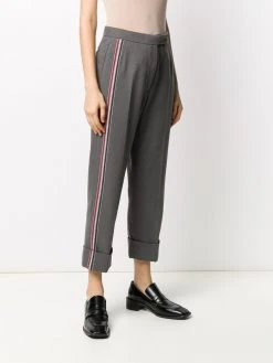 Thom Browne RWB stripe bouclé suiting trousers
