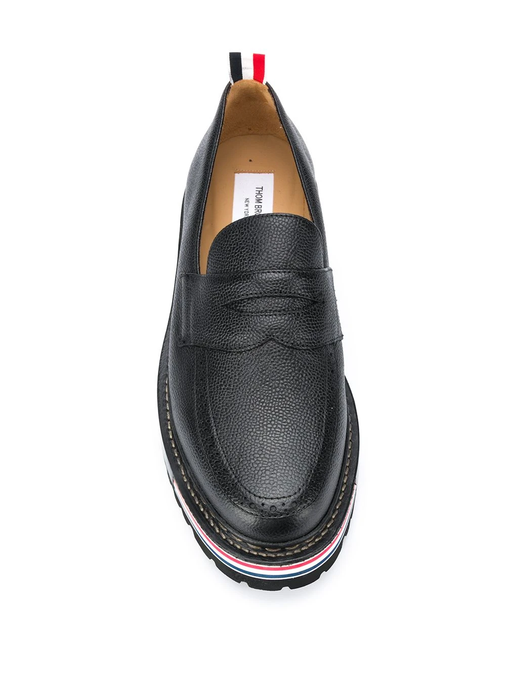 Hot Sale π Thom Browne Chunky sole penny loafers of men 𧨠4 Thom Browne chunky sole penny loafers