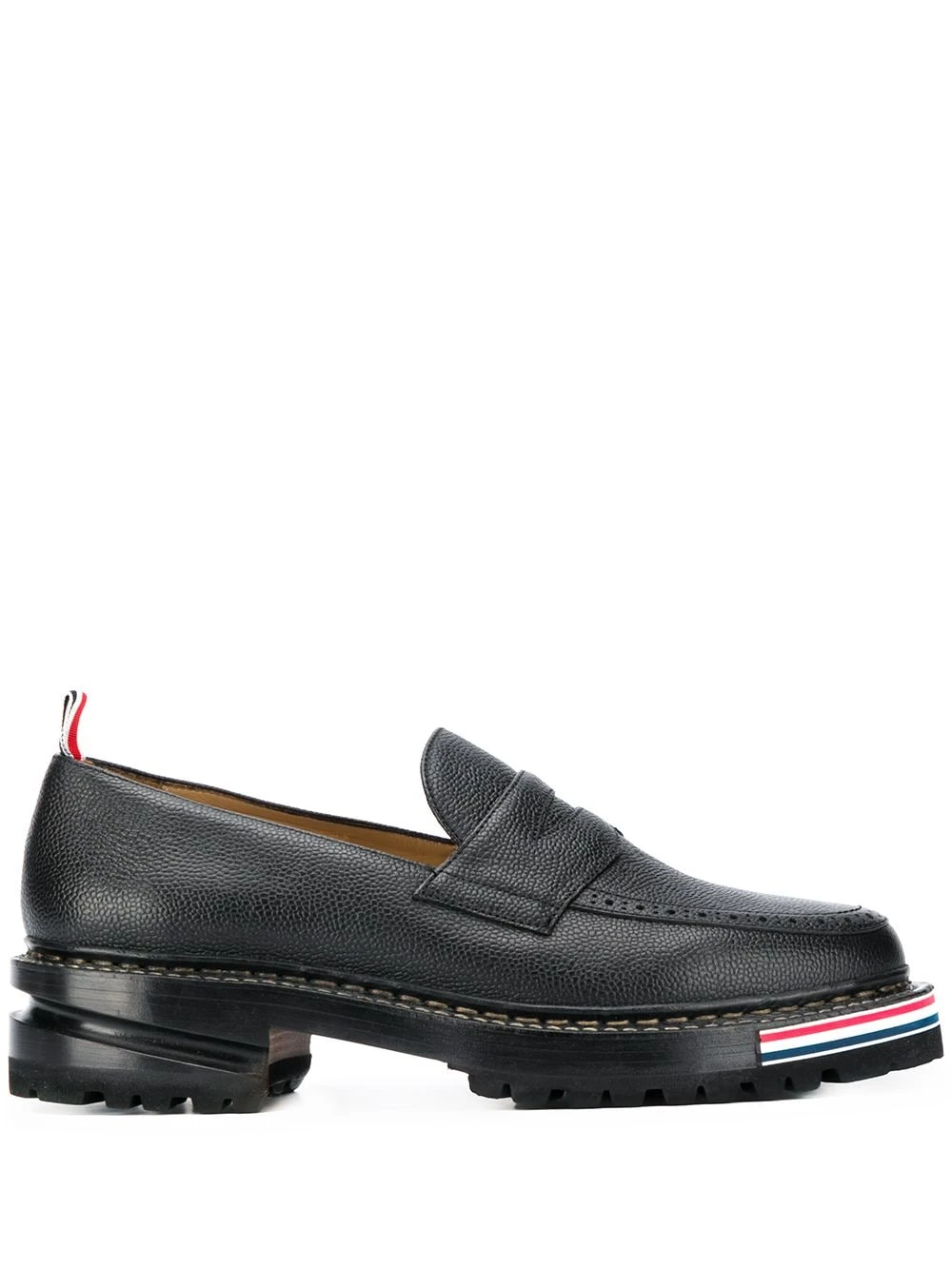 Hot Sale π Thom Browne Chunky sole penny loafers of men 𧨠1 Thom Browne chunky sole penny loafers