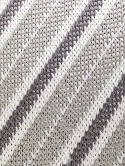 Thom Browne striped knitted silk tie