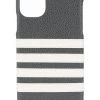 Thom Browne 4-Bar leather iPhone 11 case