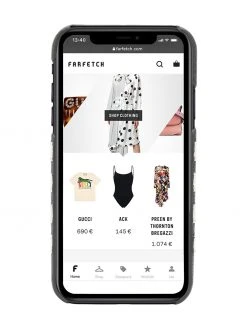 Thom Browne 4-Bar leather iPhone 11 case