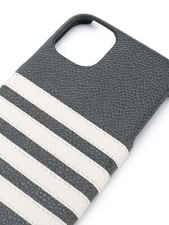 Thom Browne 4-Bar leather iPhone 11 case