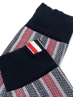 Thom Browne RWB-jacquard socks