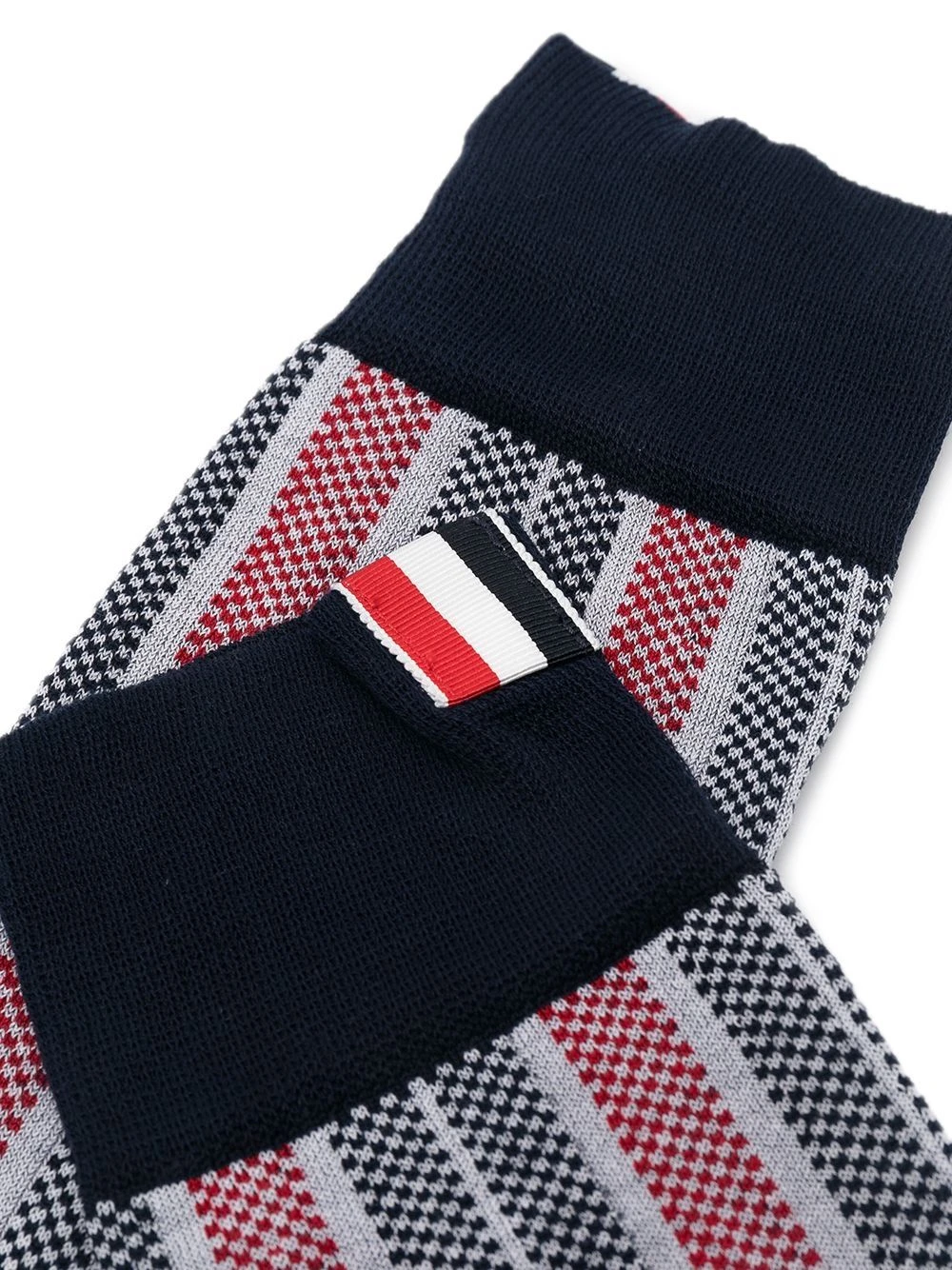 Buy π Thom Browne RWB jacquard socks of men β 2 Thom Browne RWB-jacquard socks