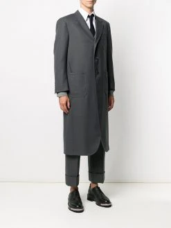 Thom Browne oversized wide lapel coat