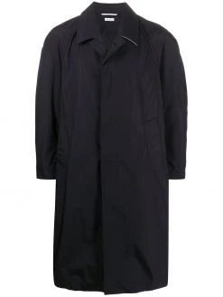 Thom Browne tech gabardine bal collar overcoat