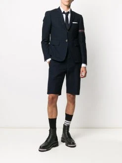 Thom Browne RWB stripe tailored shorts