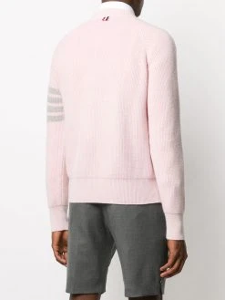 Thom Browne garment-dyed 4-bar pullover