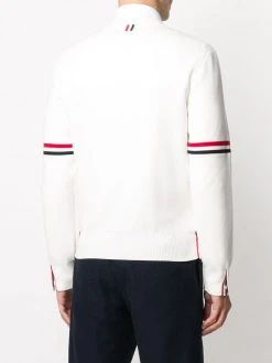 Thom Browne tricolour 4-Bar cardigan