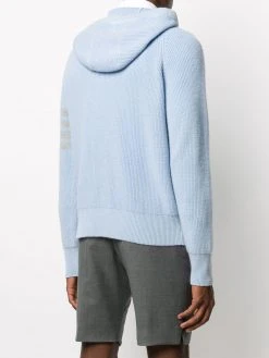 Thom Browne 4-Bar cashmere knit hoodie