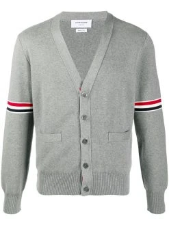 Thom Browne Milano stitch stripe armband cardigan
