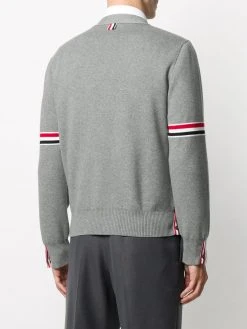 Thom Browne Milano stitch stripe armband cardigan